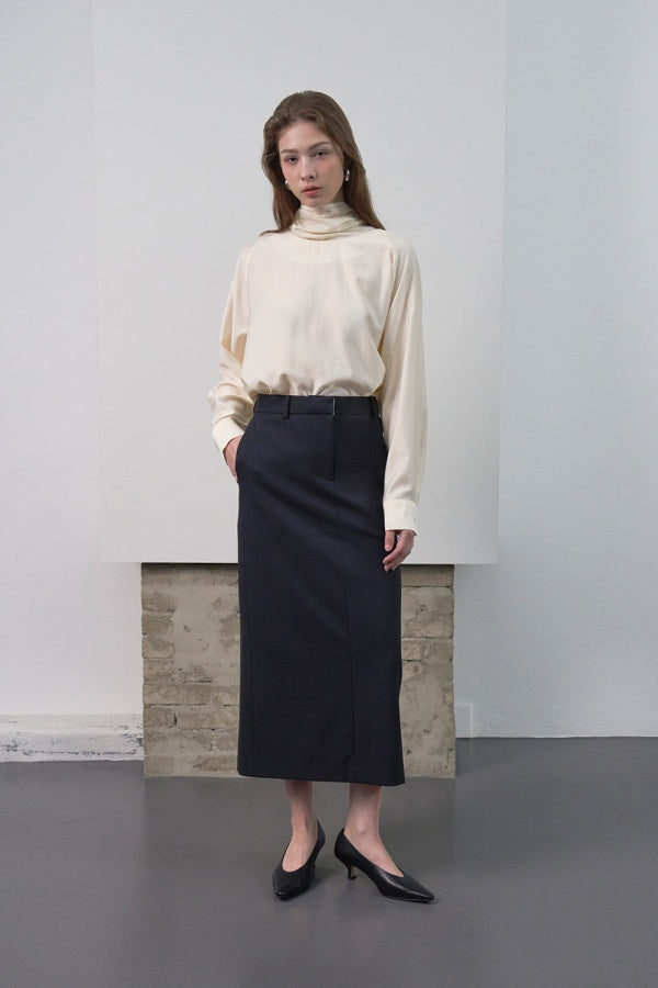 【HER&SHE 2025AW】Soft-belted Tie Blouse