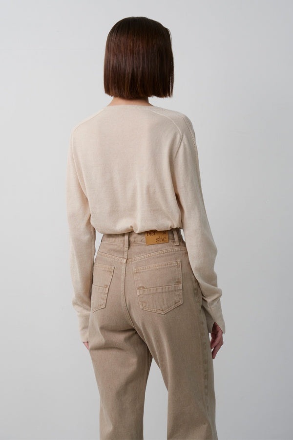 【HER&SHE 2025AW】Pink label denim #65WashingDyingDenimPants ver.