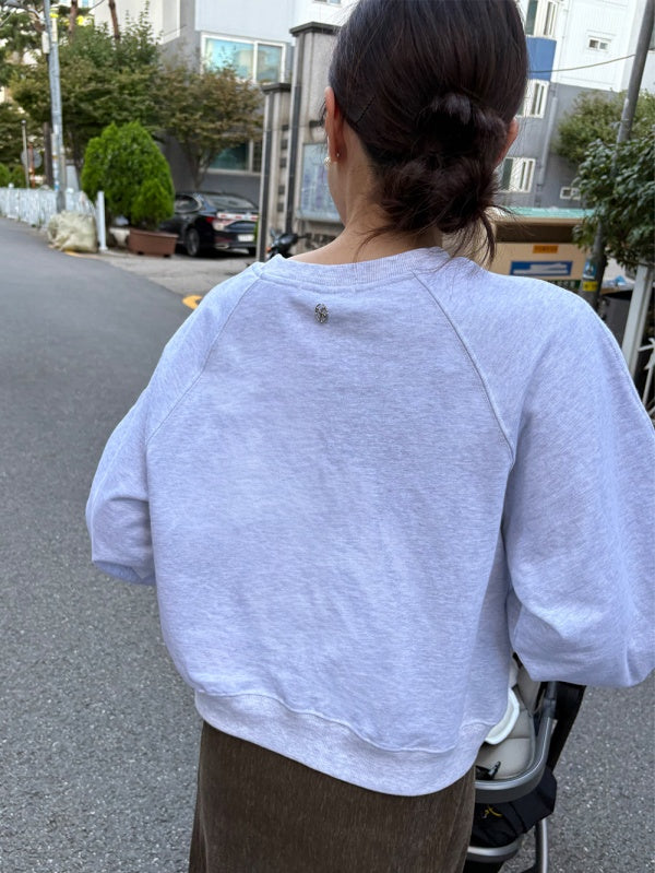 【HER&SHE 2025AW】Raglan A Symbol Sweatshirt