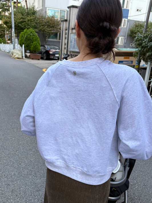 【HER&SHE 2025AW】Raglan A Symbol Sweatshirt