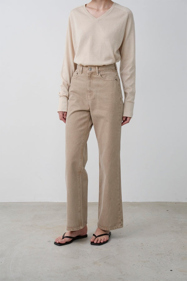 【HER&SHE 2025AW】Pink label denim #65WashingDyingDenimPants ver.