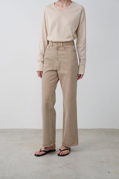 【HER&SHE 2025AW】Pink label denim #65WashingDyingDenimPants ver.