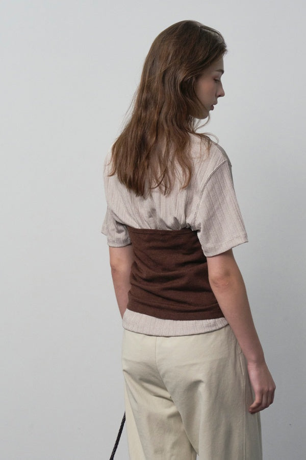 Double Lip Texture Tee 