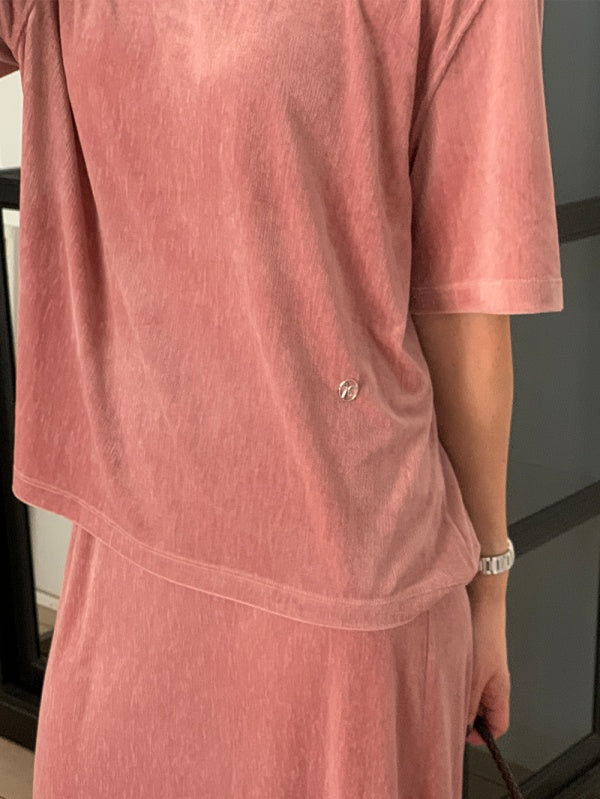 【HER&SHE 2025AW】Velvet Cozy T-shirt