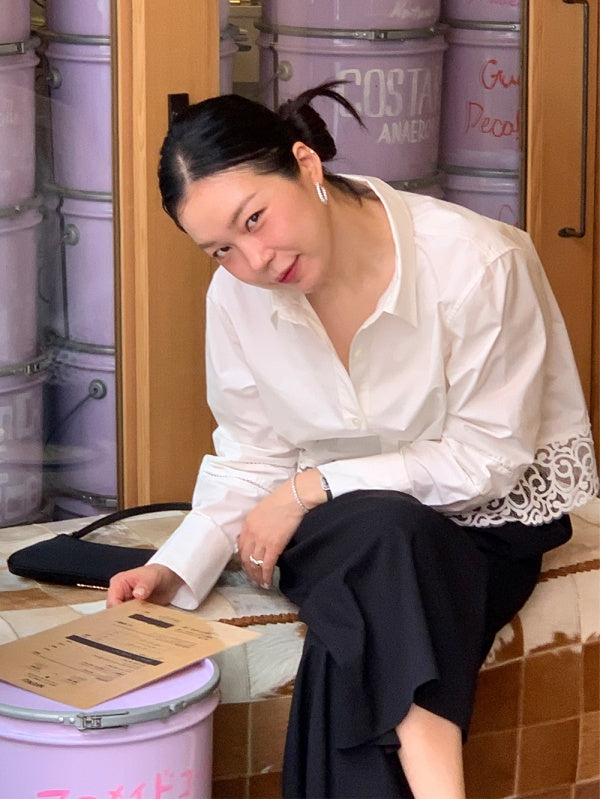 【HER&SHE 2025AW】A Lace Bell Shirt