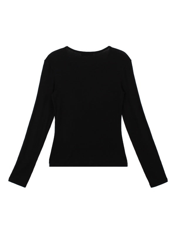 【HER&SHE 2025AW】Scoop Layered T-Shirt