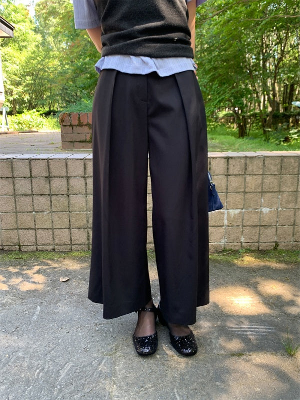 【HER&SHE 2025AW】Deep Pleated Trouser