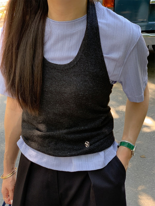 Double Lip Texture Tee 