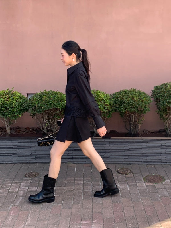 【HER&SHE 2025AW】A Lace Bell Shirt