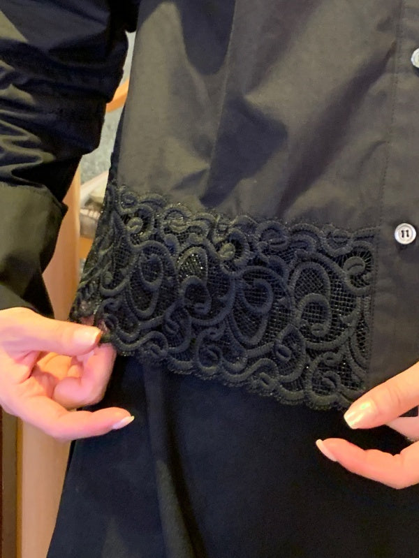 【HER&SHE 2025AW】A Lace Bell Shirt