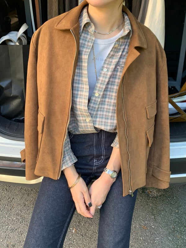 【HER&SHE 2025AW】A Carin Checkered Shirt