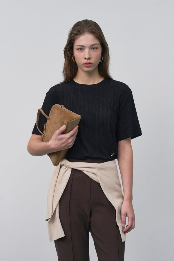 Double Lip Texture Tee 