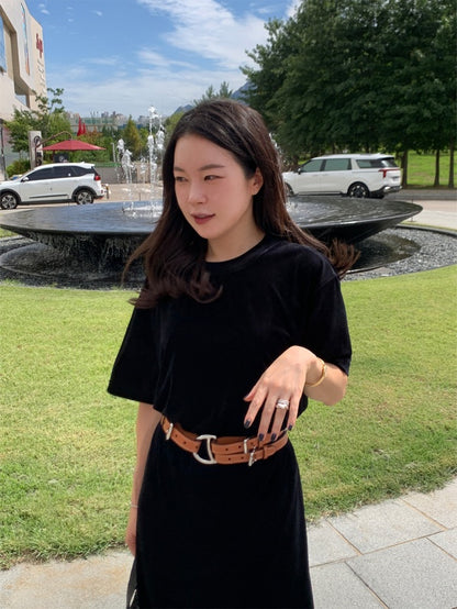 [HER&SHE 2025AW] Velvet Cozy T-shirt