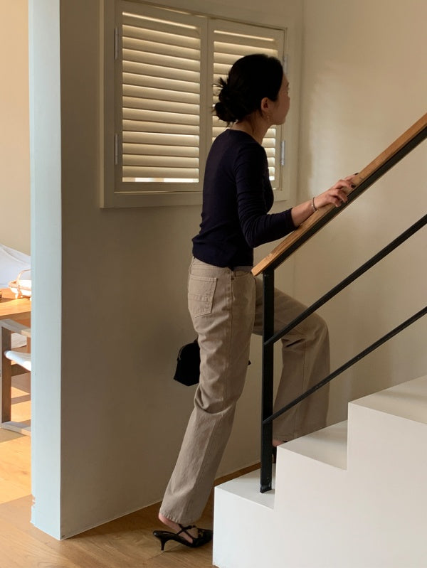 【HER&SHE 2025AW】Scoop Layered T-Shirt