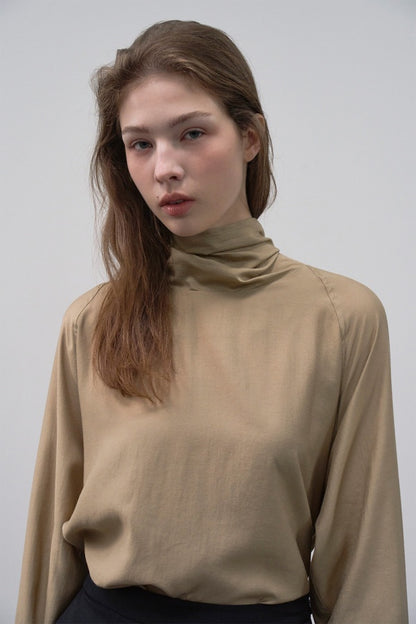 [HER&SHE 2025AW] Soft-belted Tie Blouse 
