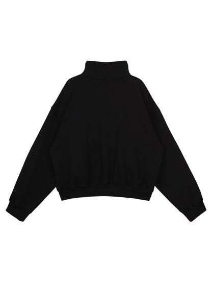 [HER&SHE 2025AW] Paisley Semi Zip-Up Sweatshirt
