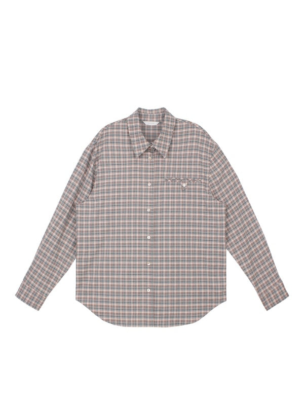 【HER&SHE 2025AW】A Carin Checkered Shirt