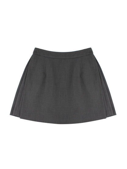 【HER&SHE 2025AW】Side Slit Skirt Pants (Wool blend ver)