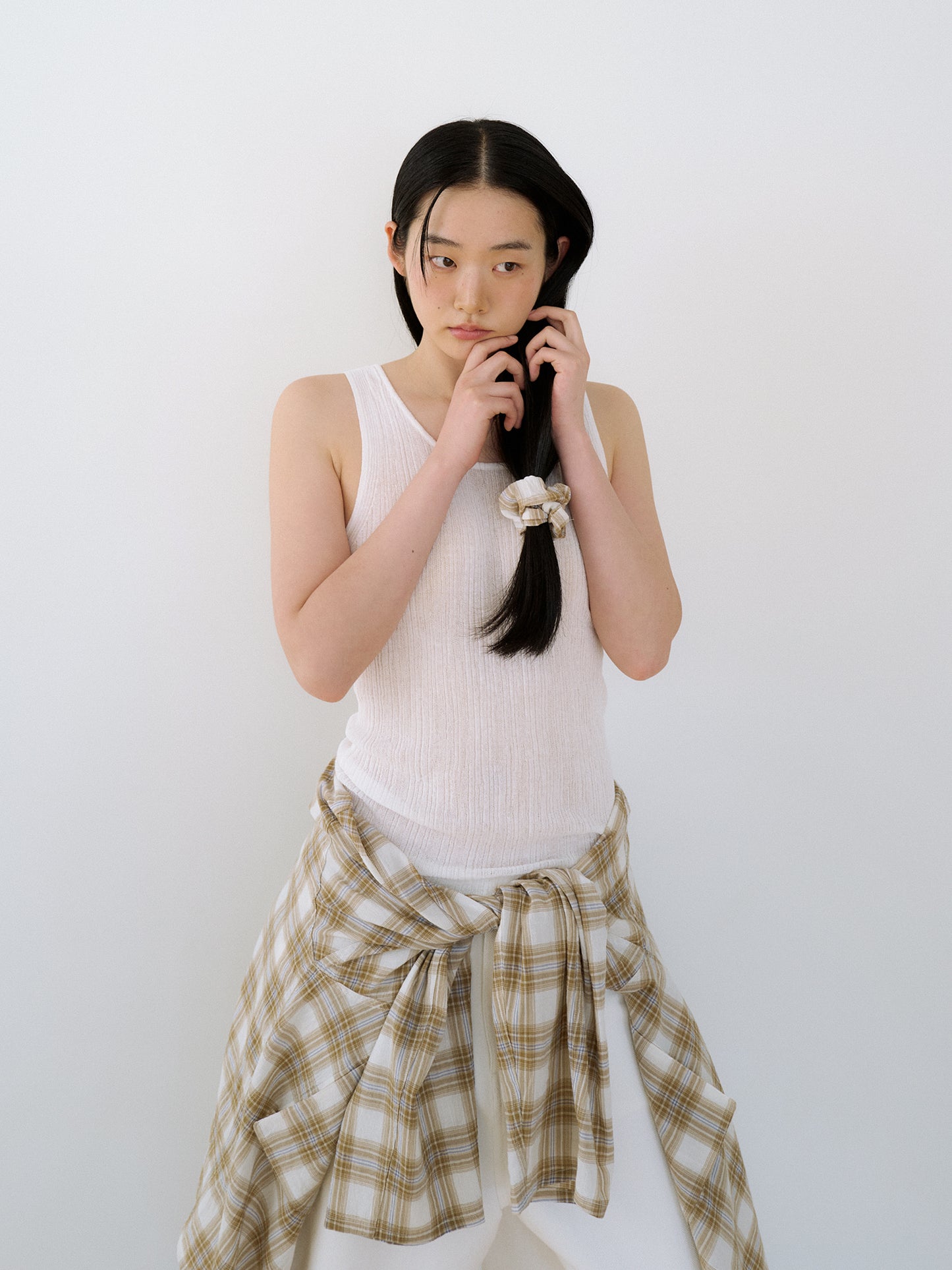 Multi Rib Sleeveless - Ivory