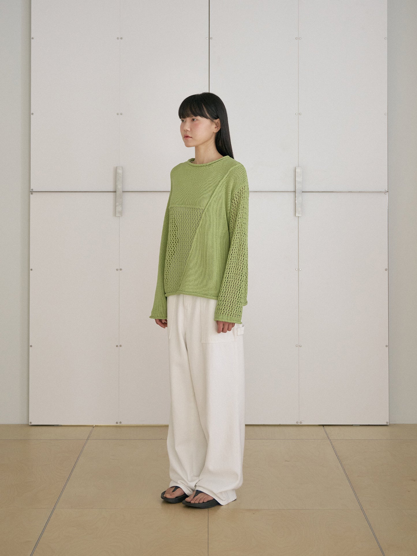 Summer Block Pullover - Green