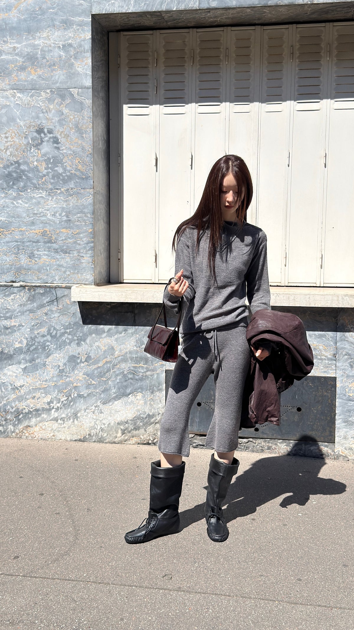 Open-neck Knit