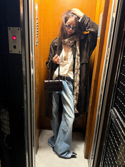 Suede Inkle Trench Coat