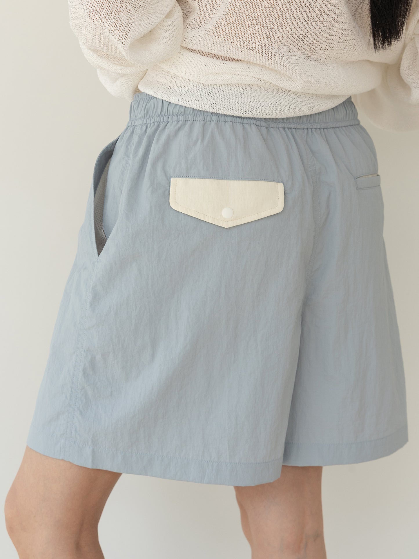 Liptop Half Pants-BLUE