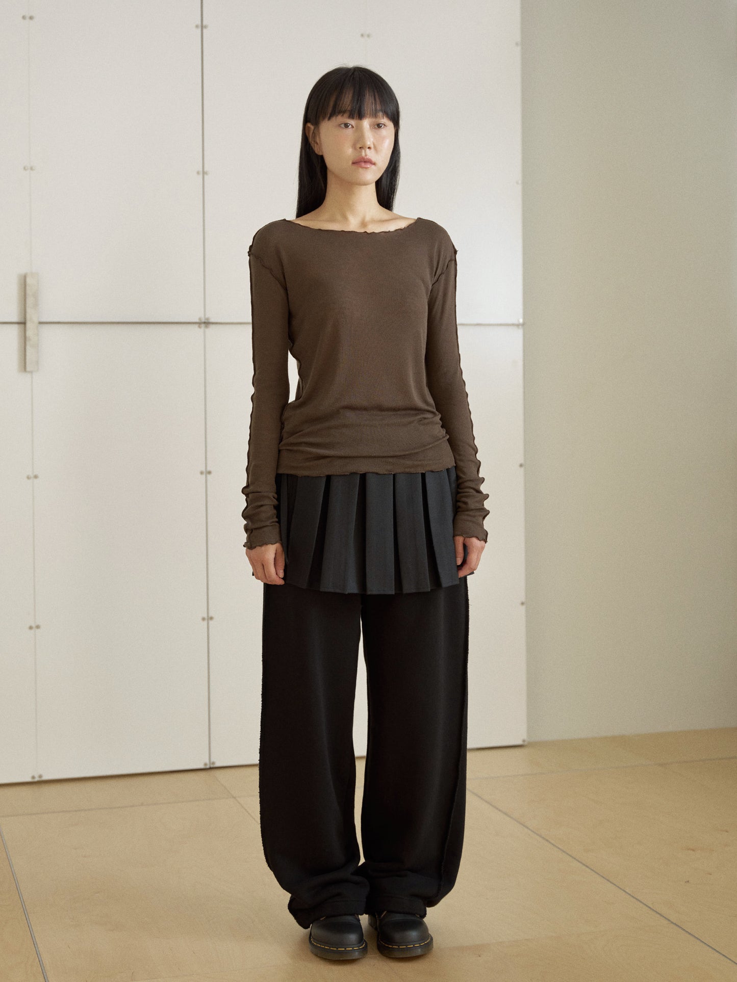 Wave Long Sleeve – Brown