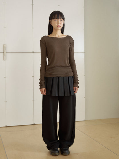 Wave Long Sleeve – Brown