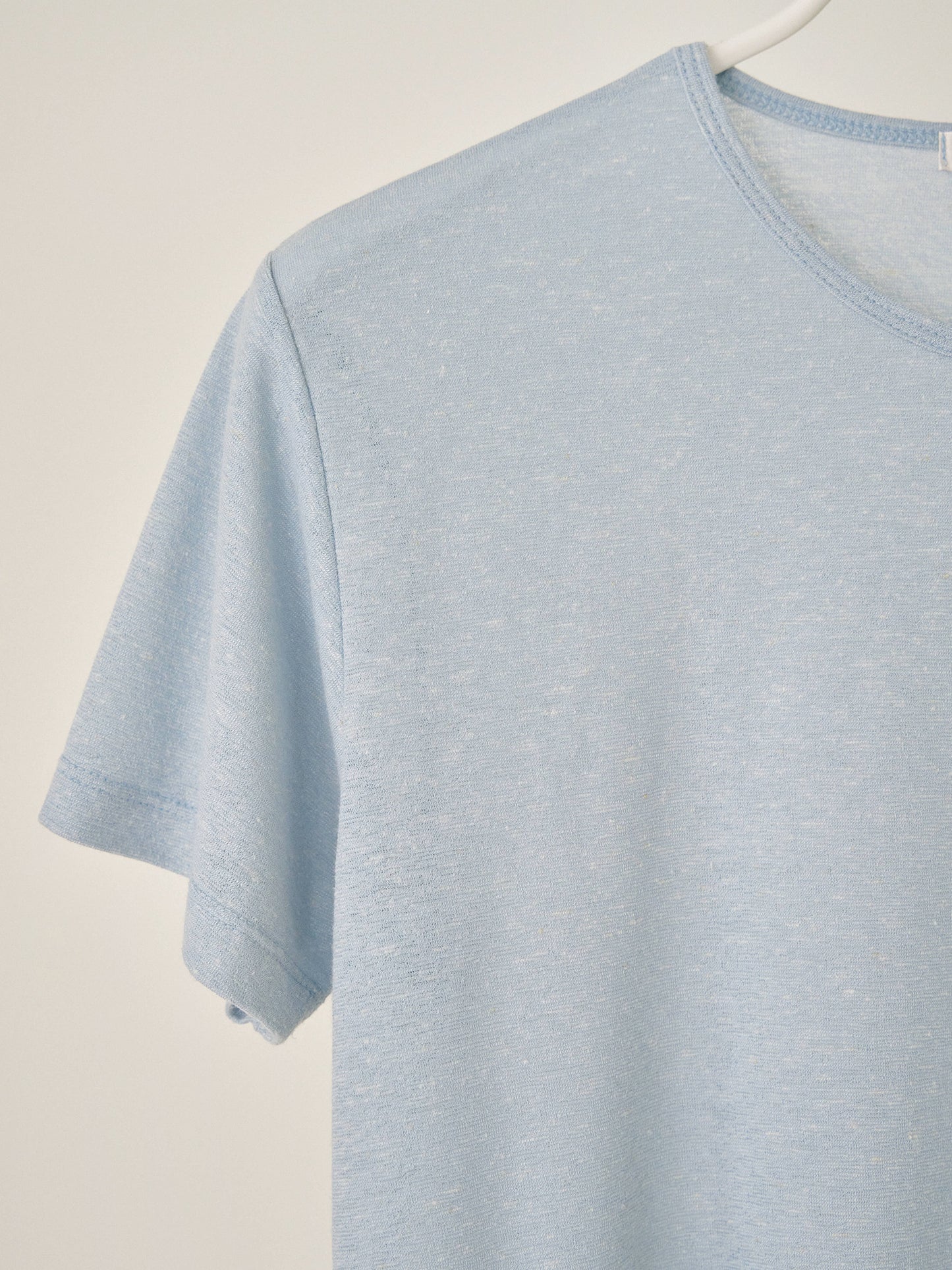 Linen Basic Short Sleeve - Blue