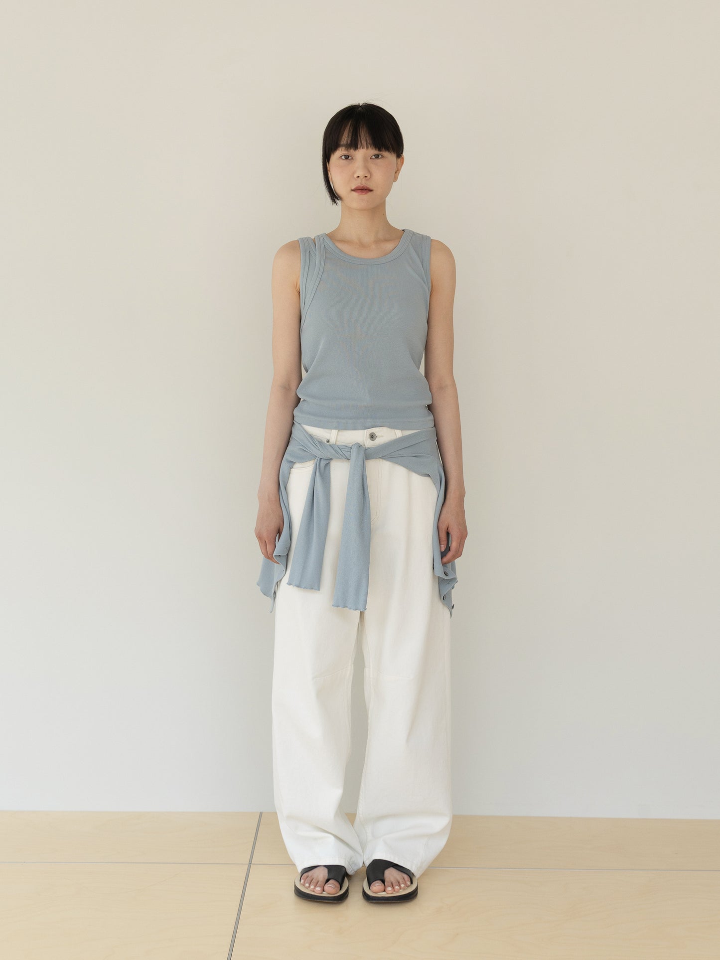 Mei Ribbed Sleeves-BLUE
