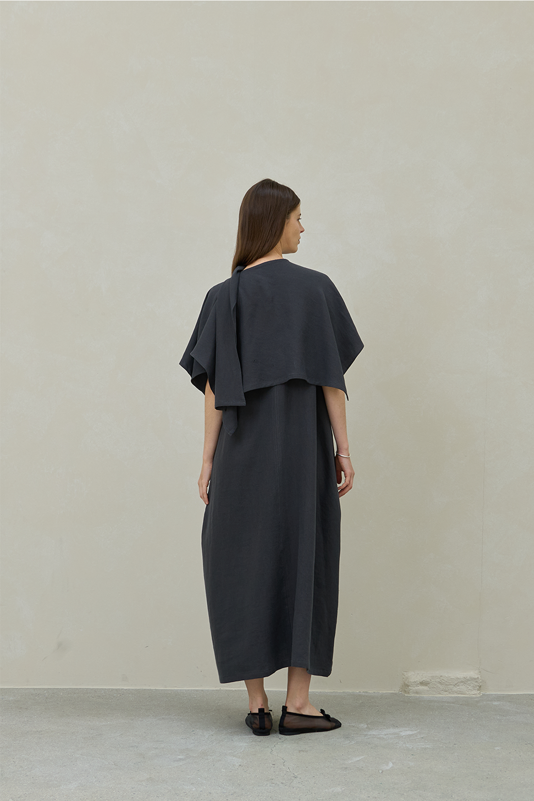 Tie Cape Dress