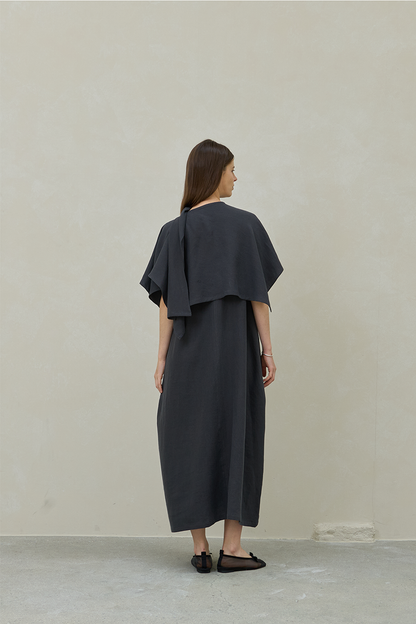 Tie Cape Dress