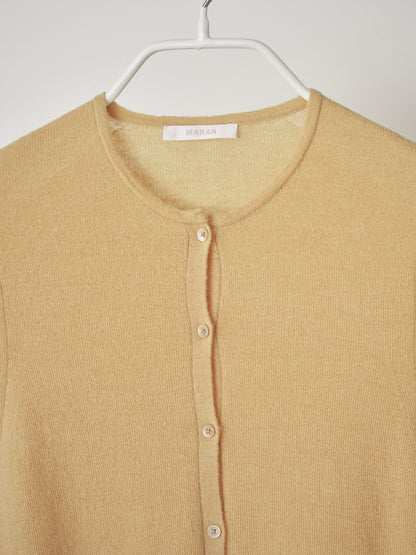 MARAN Alpaca Button Cardigan - Beige 商品画像19/21