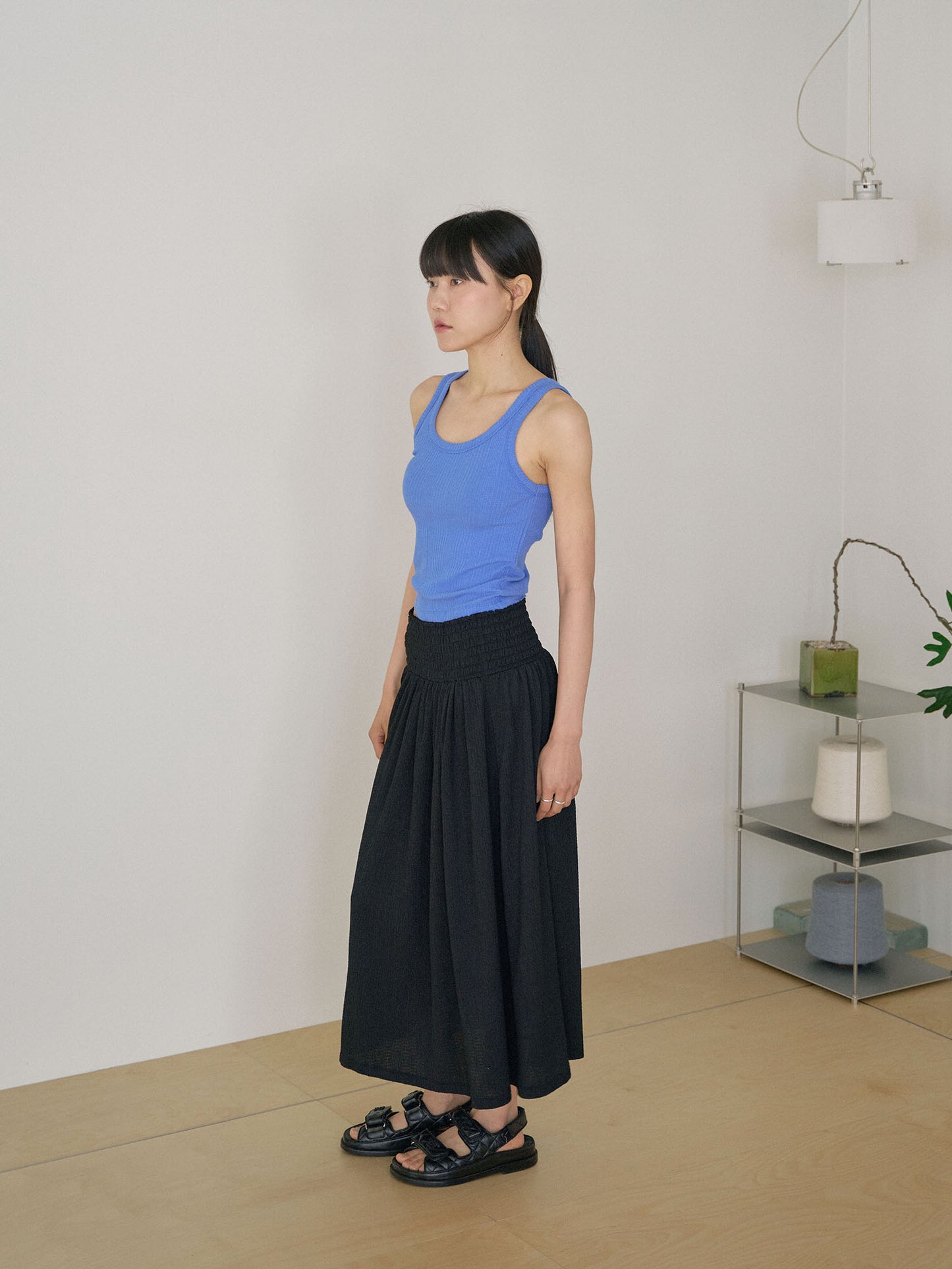 Soft Banding Skirt - Black