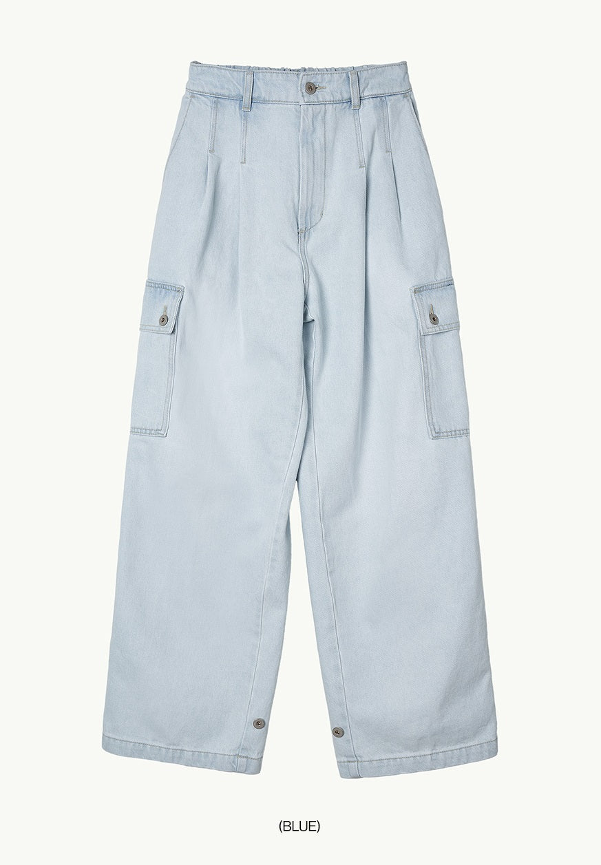 [BLOSSOM H COMPANY 2024SS] PAM WIDE CARGO PANTS