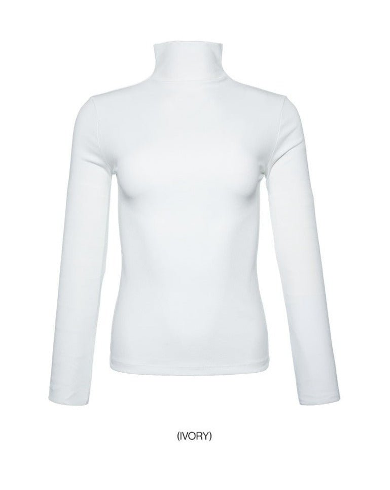 [BLOSSOM H COMPANY 2024SS] POIN TURTLE NECK T-SHIRT