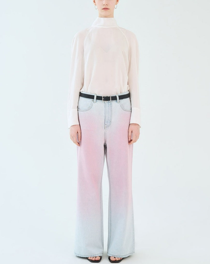 [BLOSSOM H COMPANY 2024SS] PINK RING WIDE PANTS