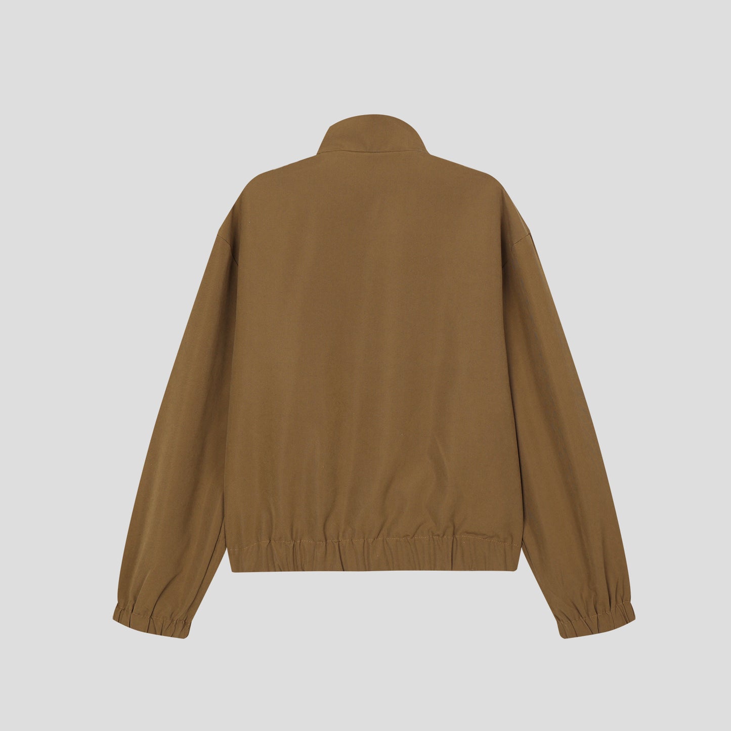 Stand Collar Zip-Up Blouson BEIGE バックスタイル