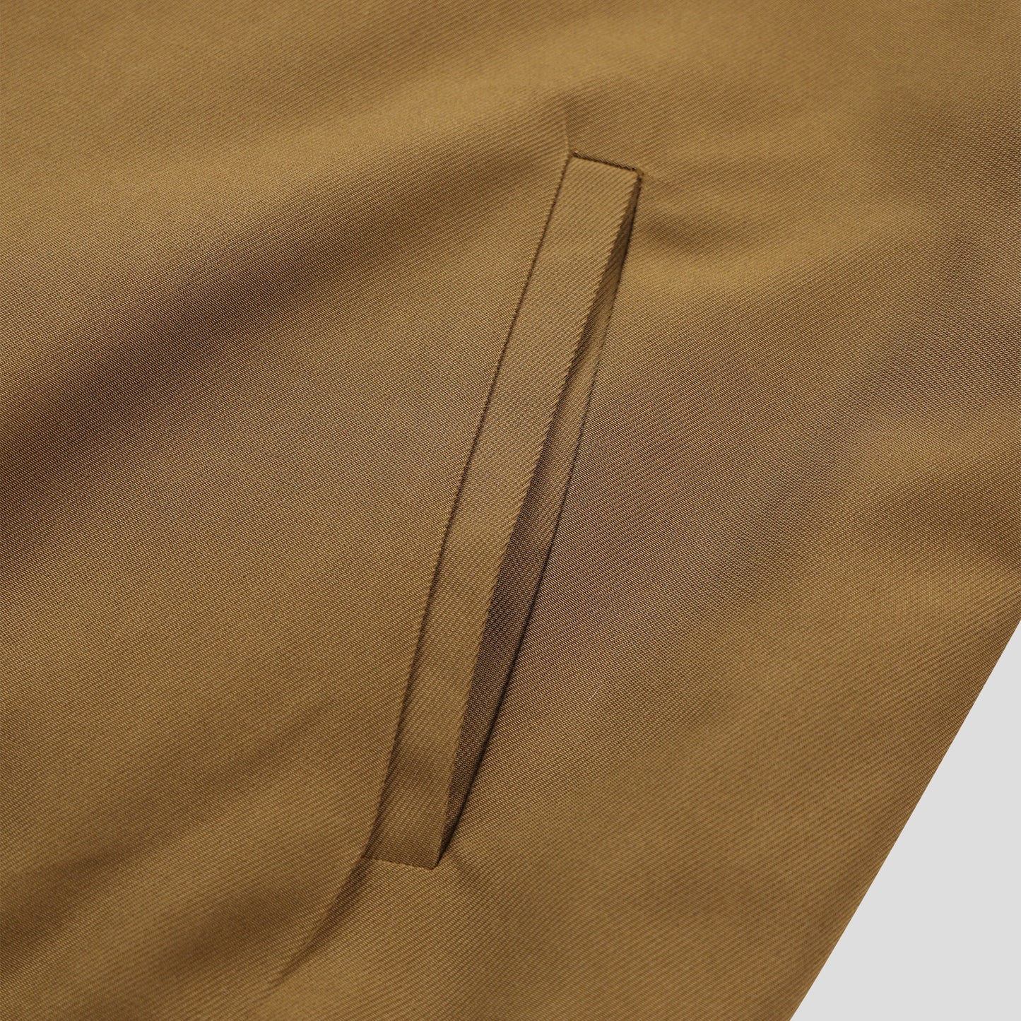 Stand Collar Zip-Up Blouson ポケットディテール