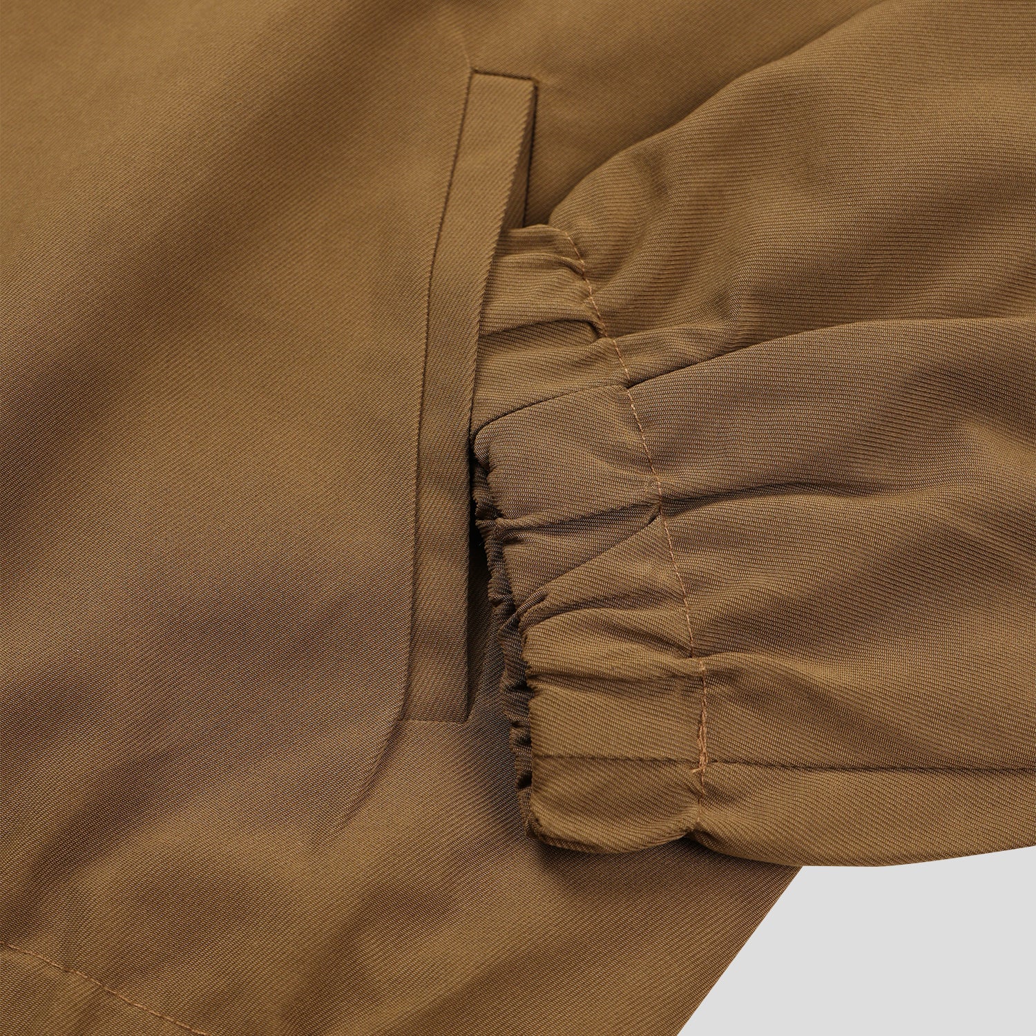 Stand Collar Zip-Up Blouson 袖口・裾ディテール