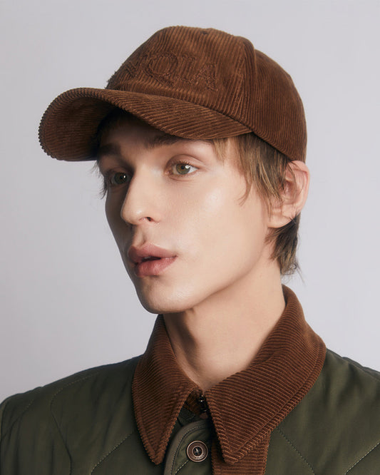 CORDUROY HERITAGE CAP - BROWN 