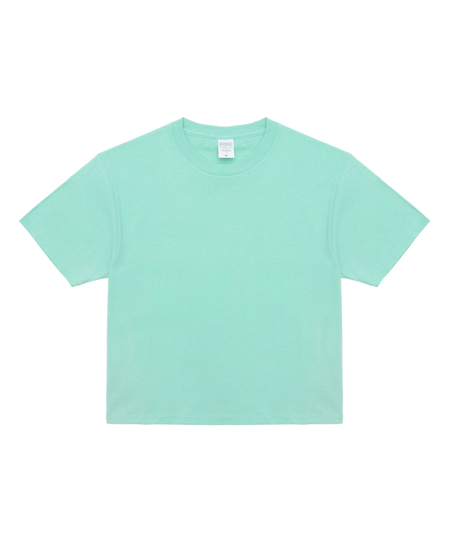 c wear mens crop t-shirt mint ディテール