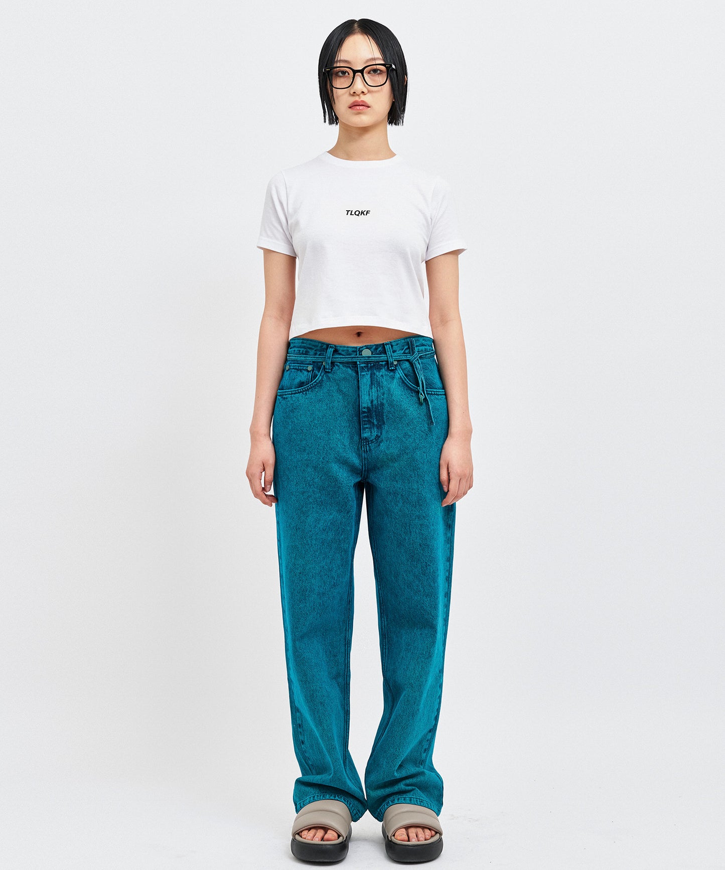 c wear moms favorite fit tlqkf crop t shirt 韓国ファッション コーデ

