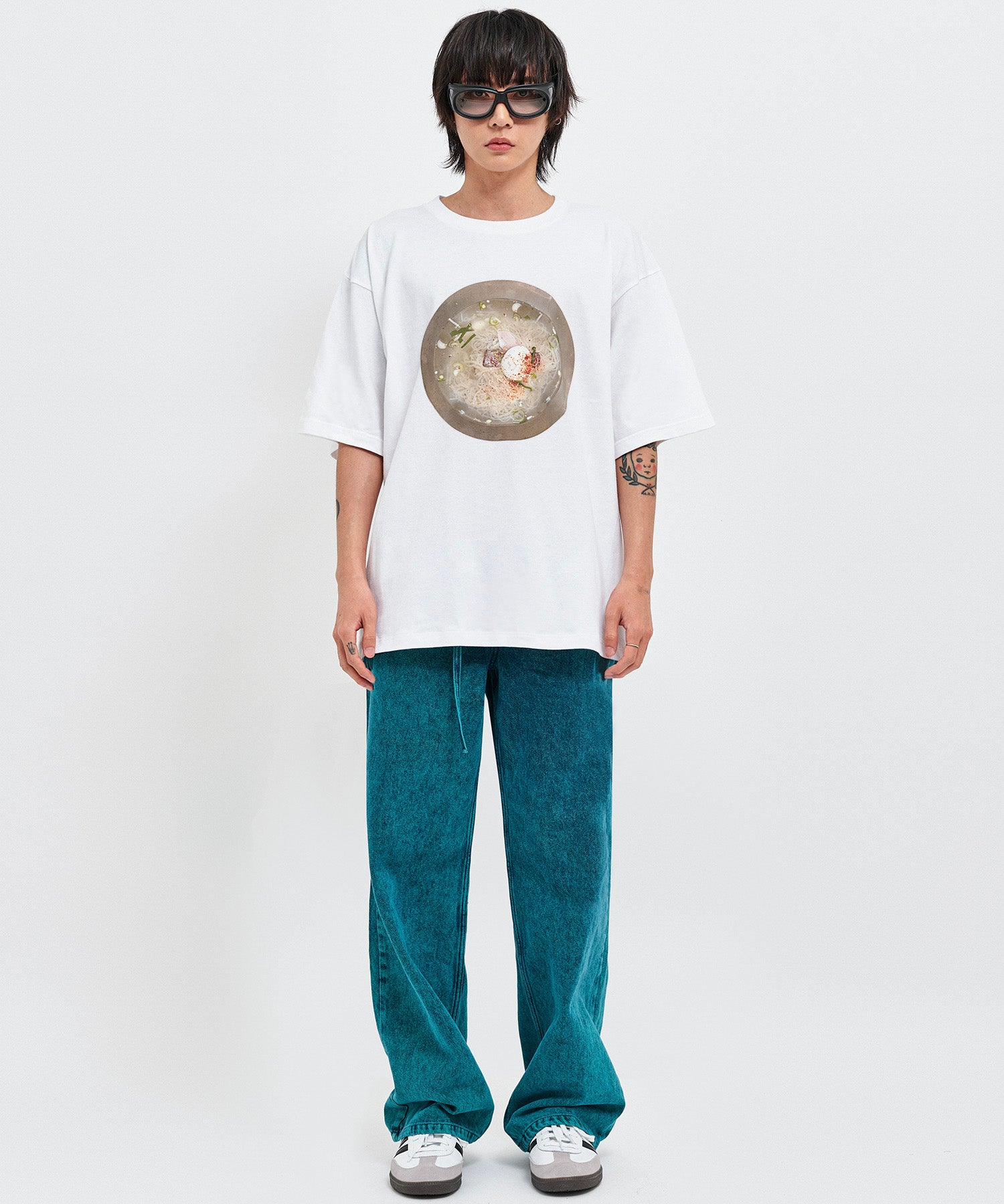 c wear pyeongyang naengmyeon t shirt 韓国ファッション カジュアル
