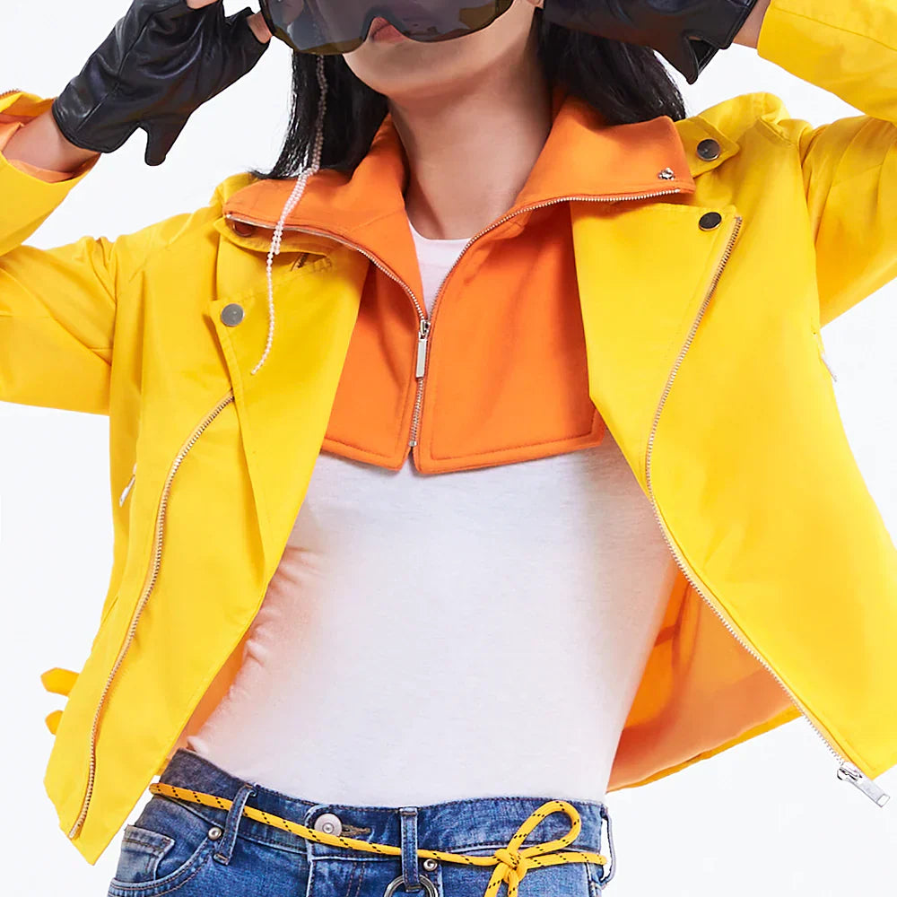 C Wear フェイクタートルネックウォーマー ブラック ネック部分ディテール