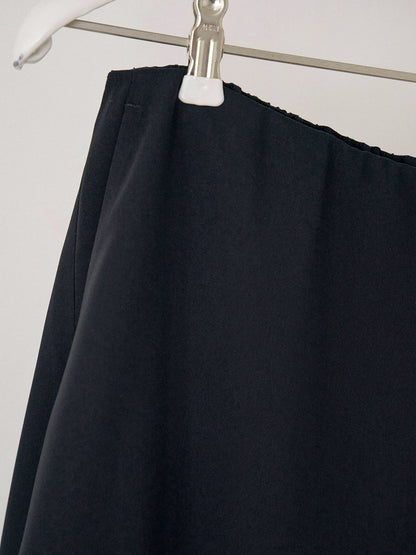 Skirt Overlay Pants - Black 7