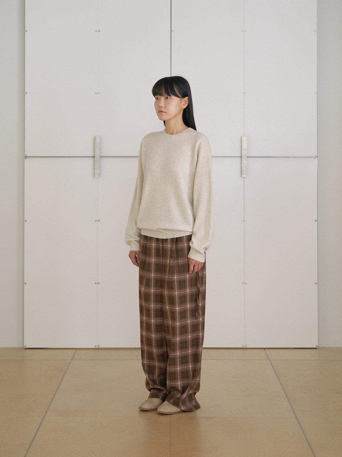 MARAN Cashmere Round Pullover - Oatmeal 商品画像19/21