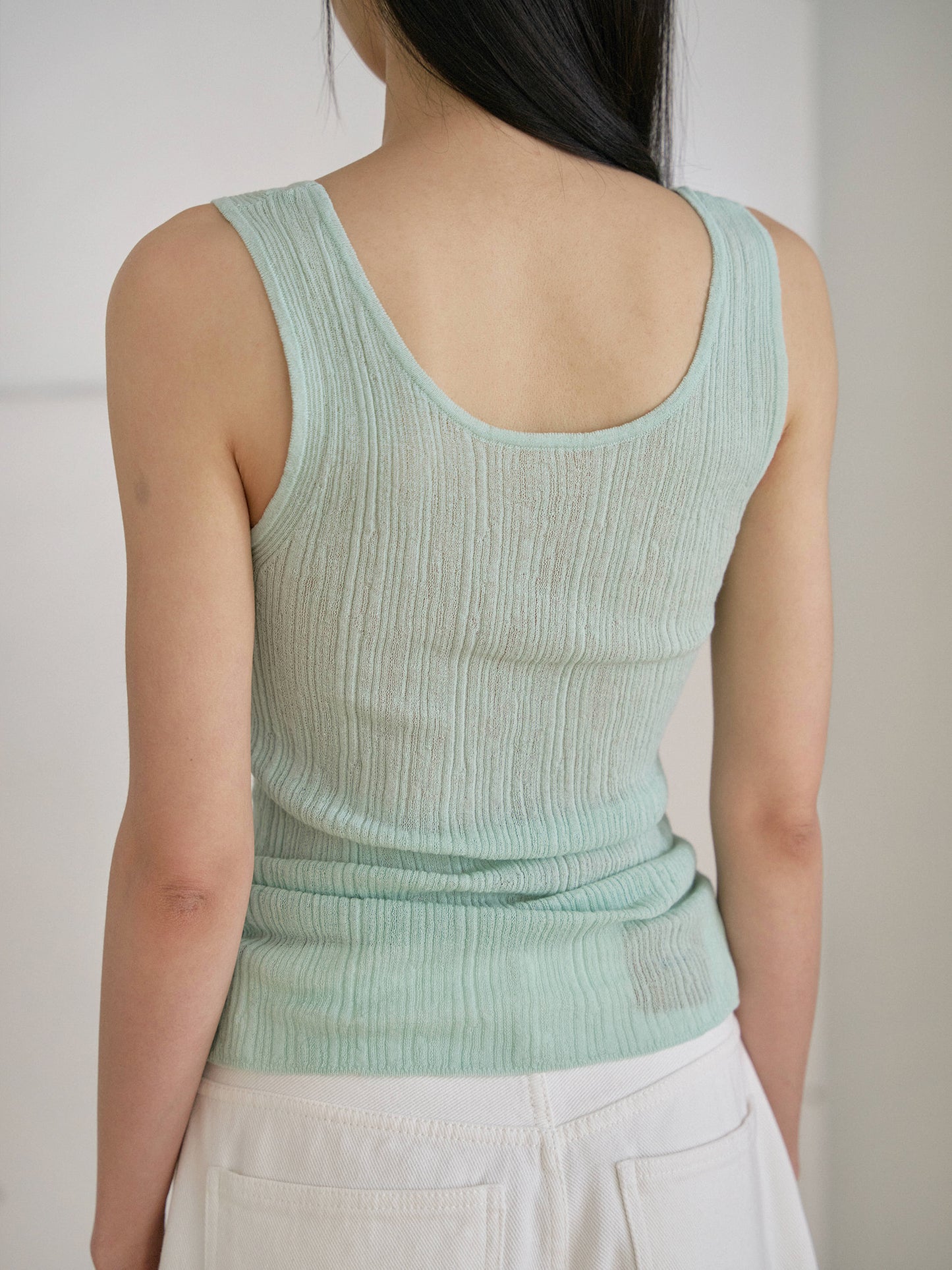Multi Rib Sleeveless - Mint
