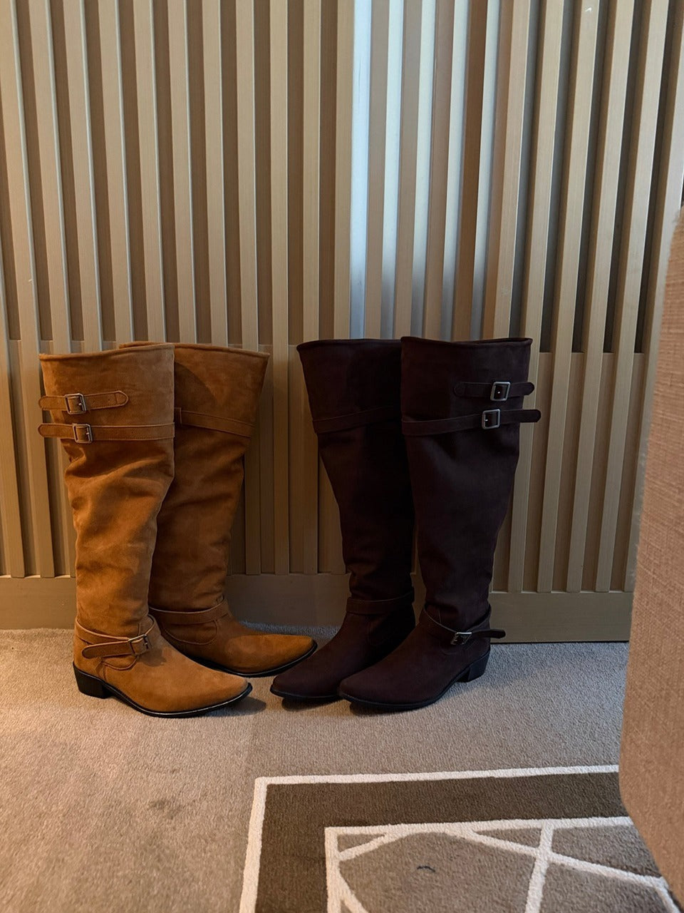【A MA:DE】Buckle semu boots ( 2color )